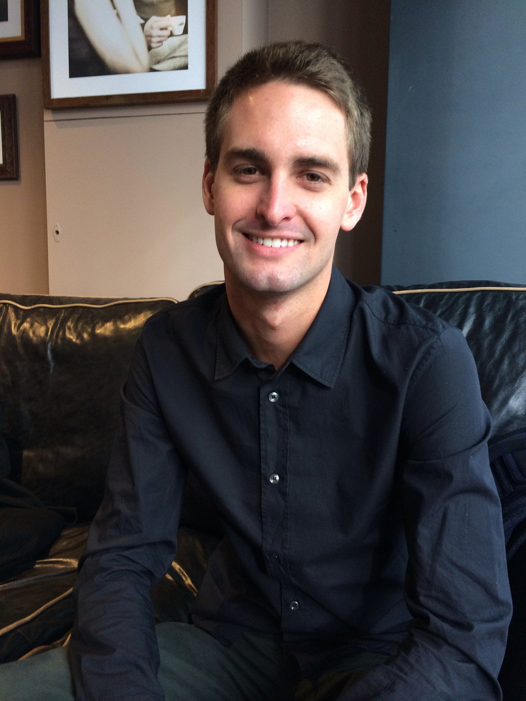 Evan Spiegel foto