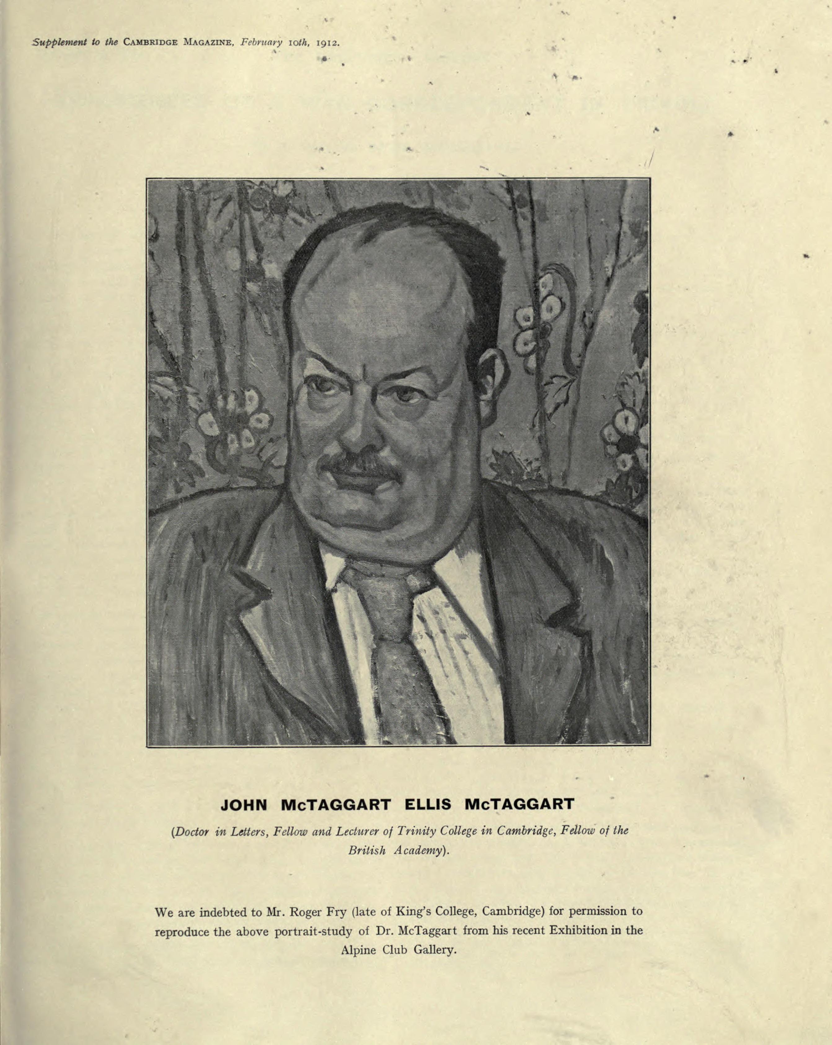 John Ellis McTaggart foto