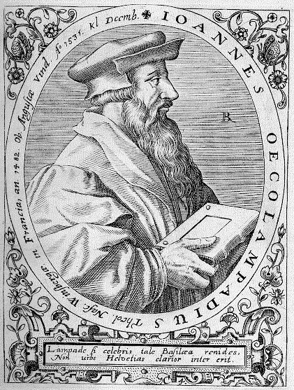 Johannes Oecolampadius foto