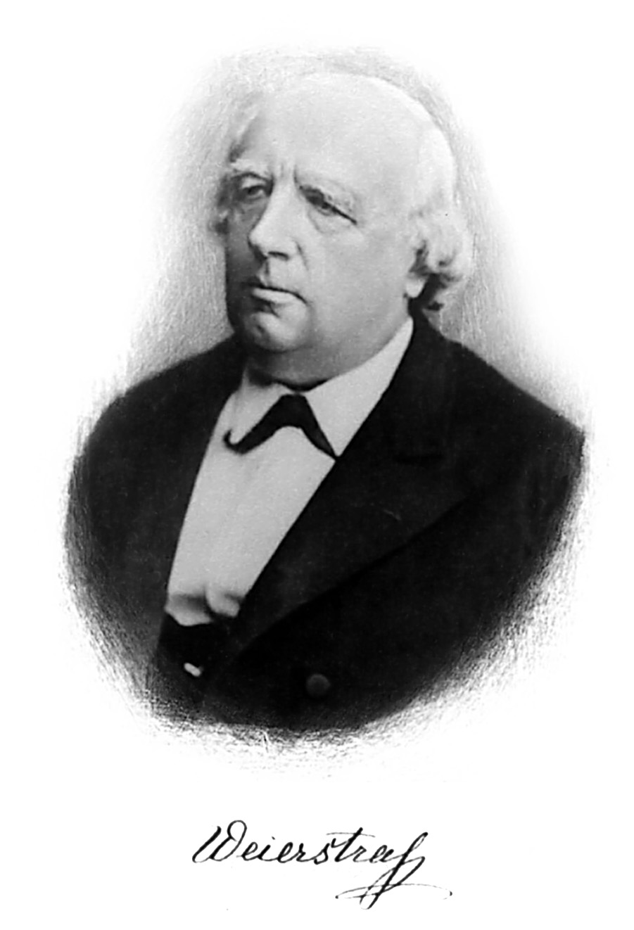 Karl Theodor Wilhelm Weierstrass foto