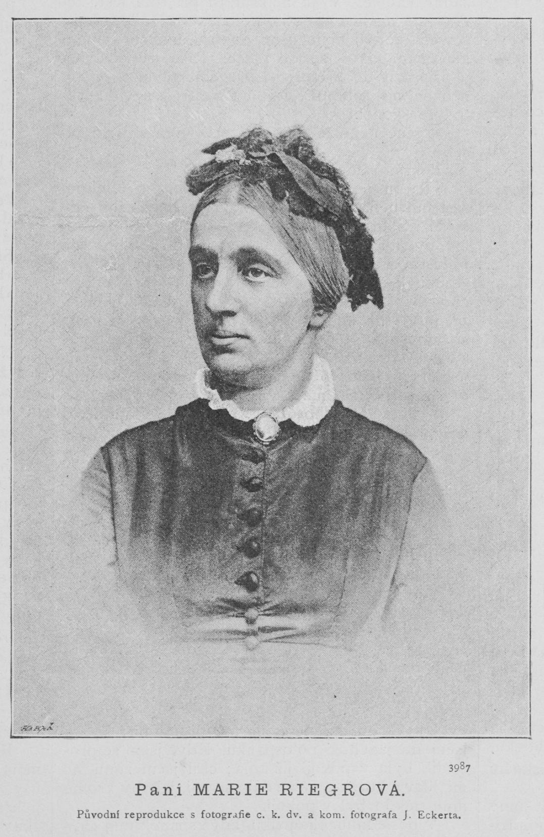 Marie Riegrová-Palacká foto