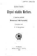 Utrpení mladého Werthera